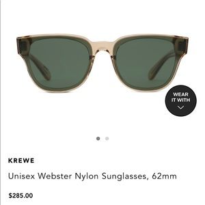 NEW KREWE Webster Nylon Sunglass